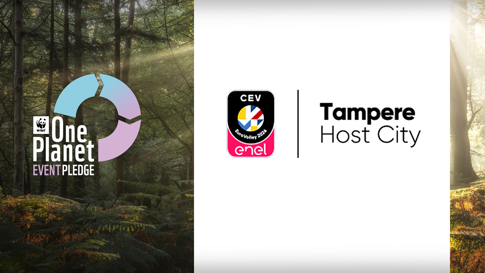 Lentopallon EM-kilpailut 2026 on WWF One Planet kumppani