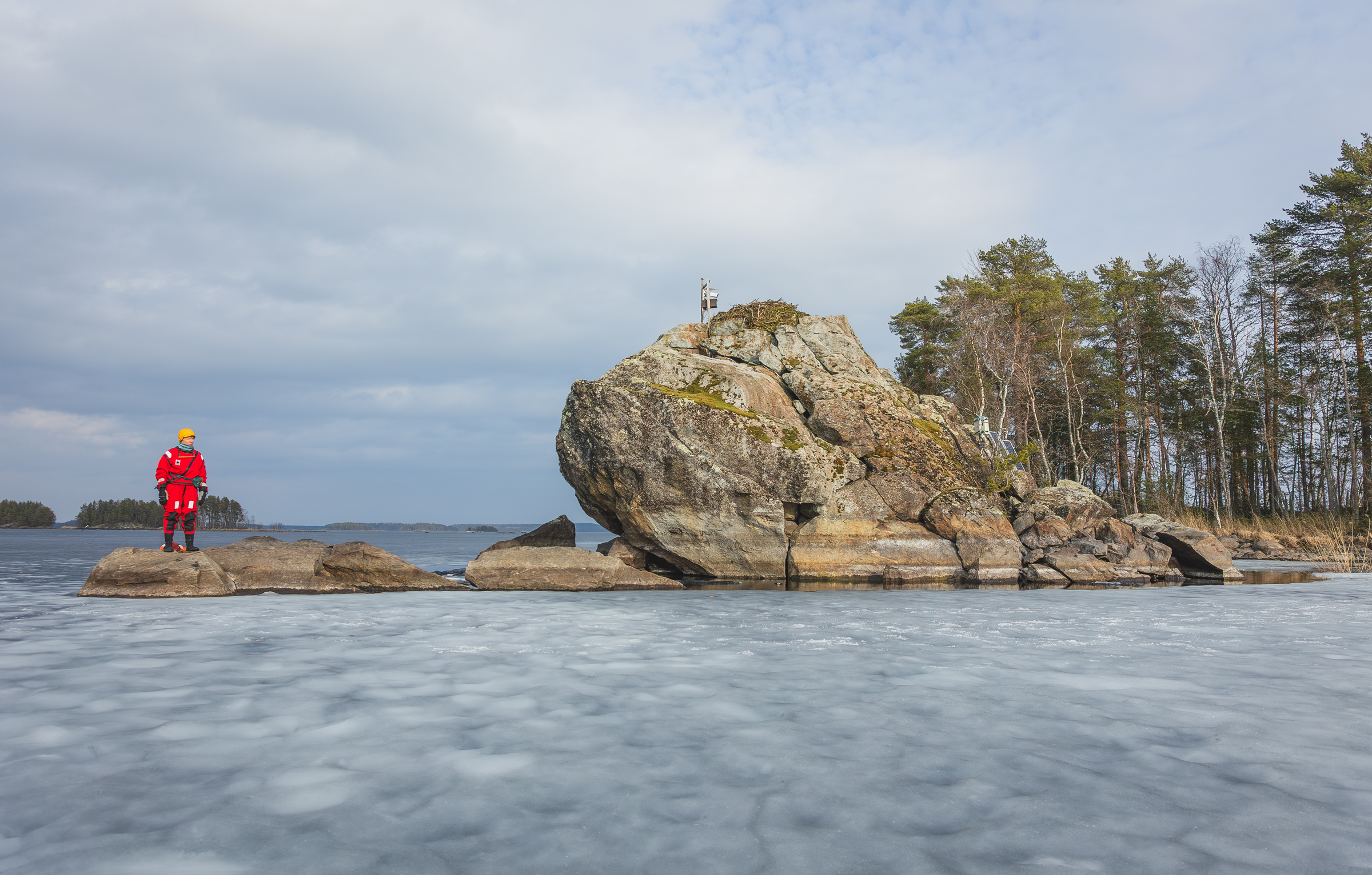 WWF:n Luontoliven sääksikameran asennus