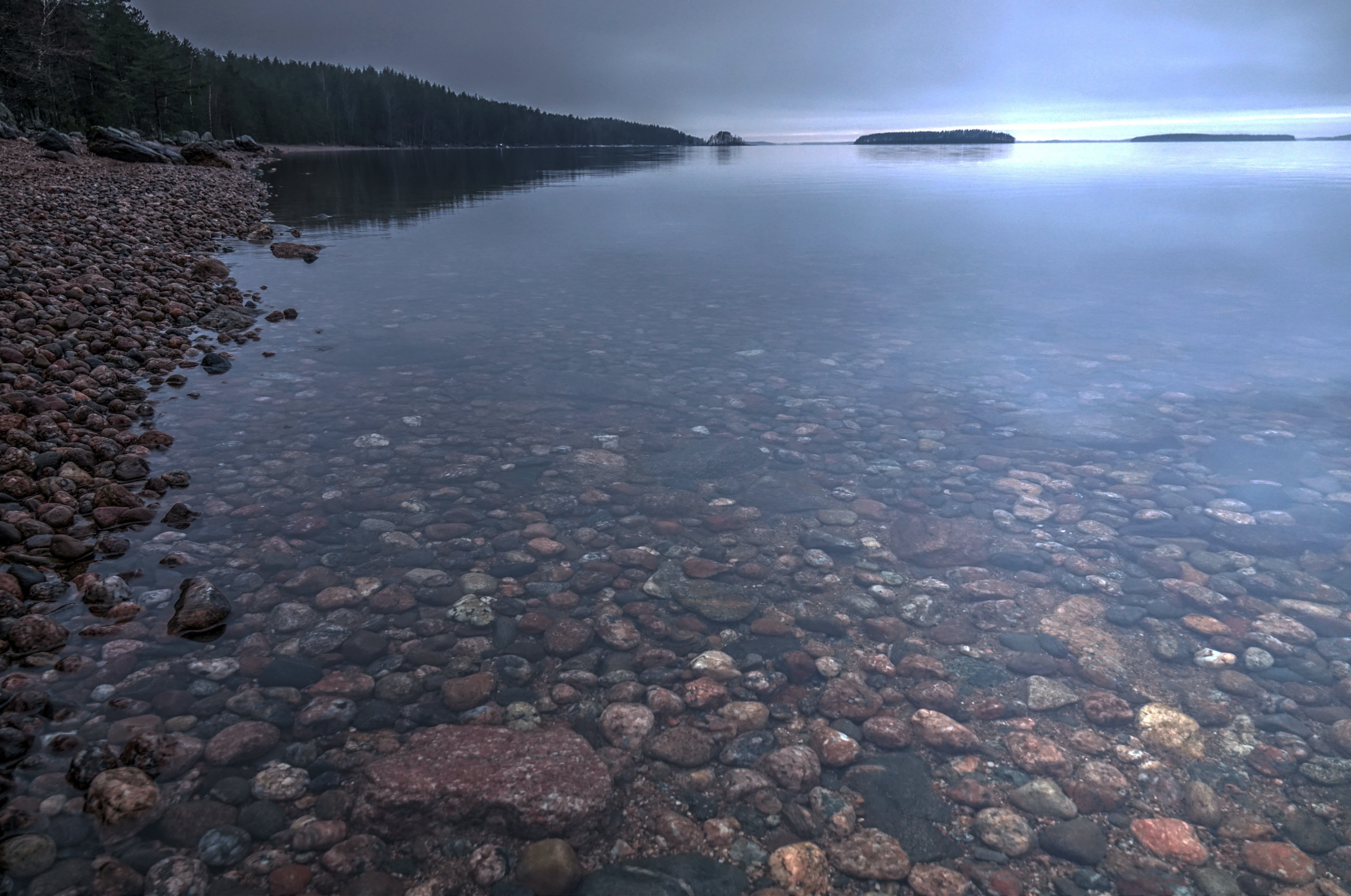Eteläinen Saimaa jouluaattona 2019