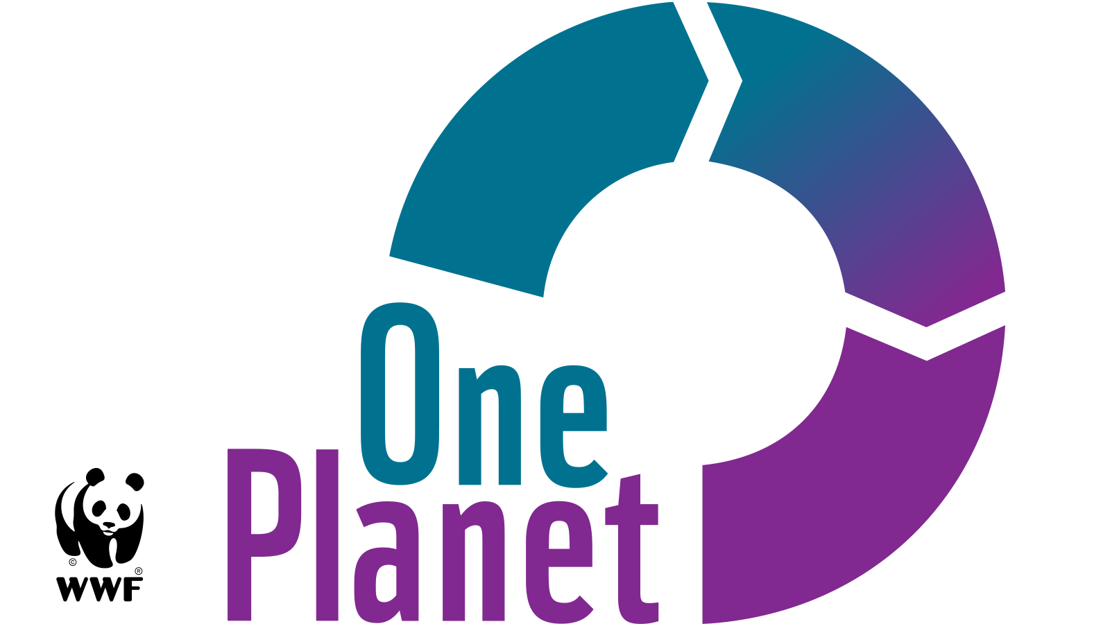 WWF One Planet -tunnus etusivulla
